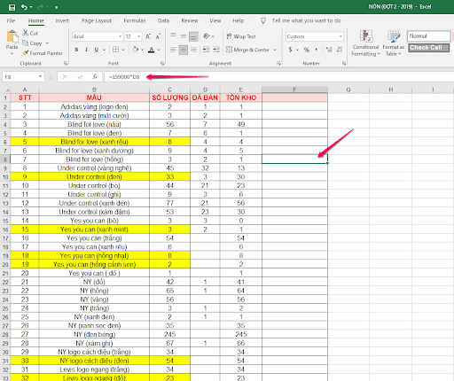 Cách ẩn nội dung trong Excel - hình 10