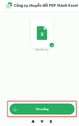 Chuyển đổi PDF sang Excel trực tuyến - hình 12