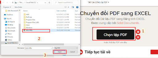 Chuyển đổi PDF sang Excel trực tuyến - hình 6