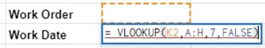 Sử dụng hàm VLOOKUP trong Google Sheet để theo dõi công việc - hình 9