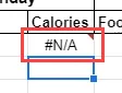 Sử dụng hàm VLOOKUP trong Google Sheet để tính toán lượng calo - hình 5