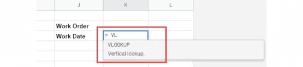 Sử dụng hàm VLOOKUP trong Google Sheet để theo dõi công việc - hình 3