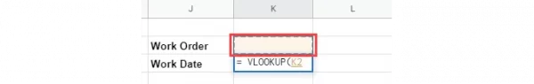 Sử dụng hàm VLOOKUP trong Google Sheet để theo dõi công việc - hình 4