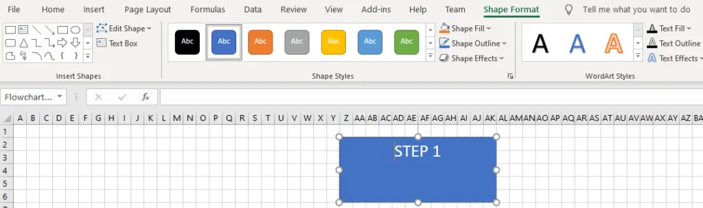 Cách vẽ lưu đồ trong Excel với công cụ Shapes - hình 6