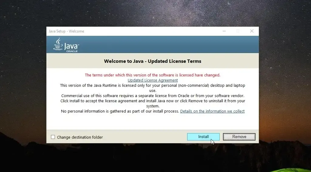 Khắc phục lỗi "Could Not Create the Java Virtual Machine" - hình 12